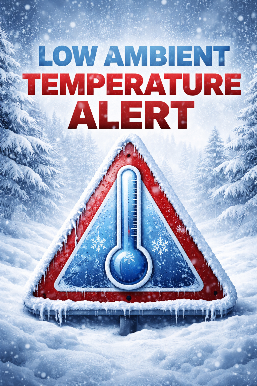 Low temperature warning alert
