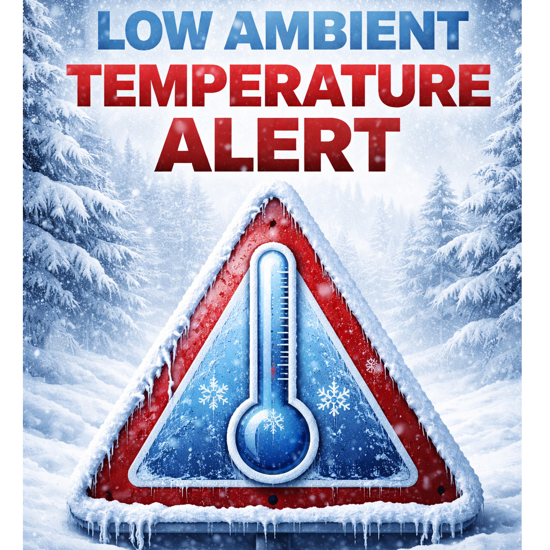 Low temperature warning alert
