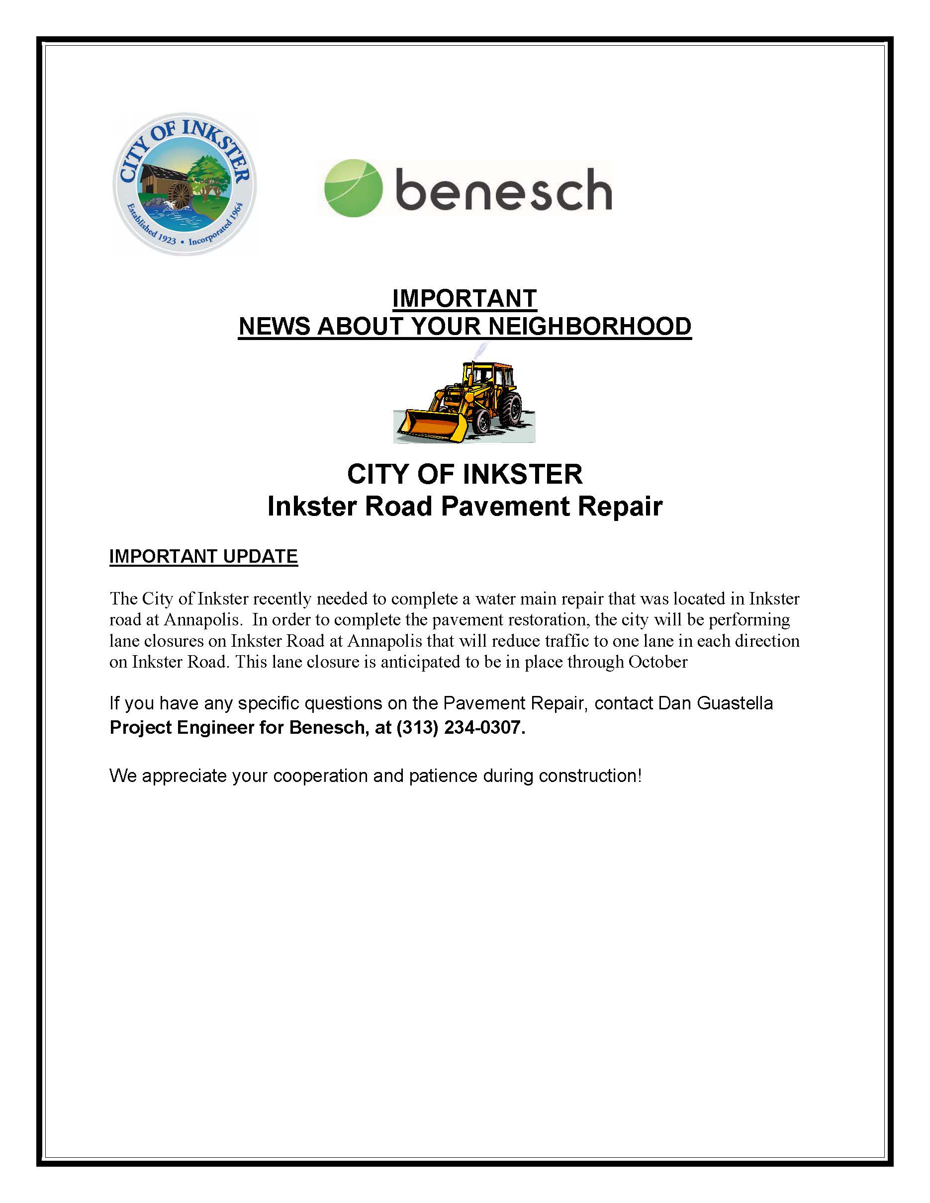 Construction flyer notice[41]