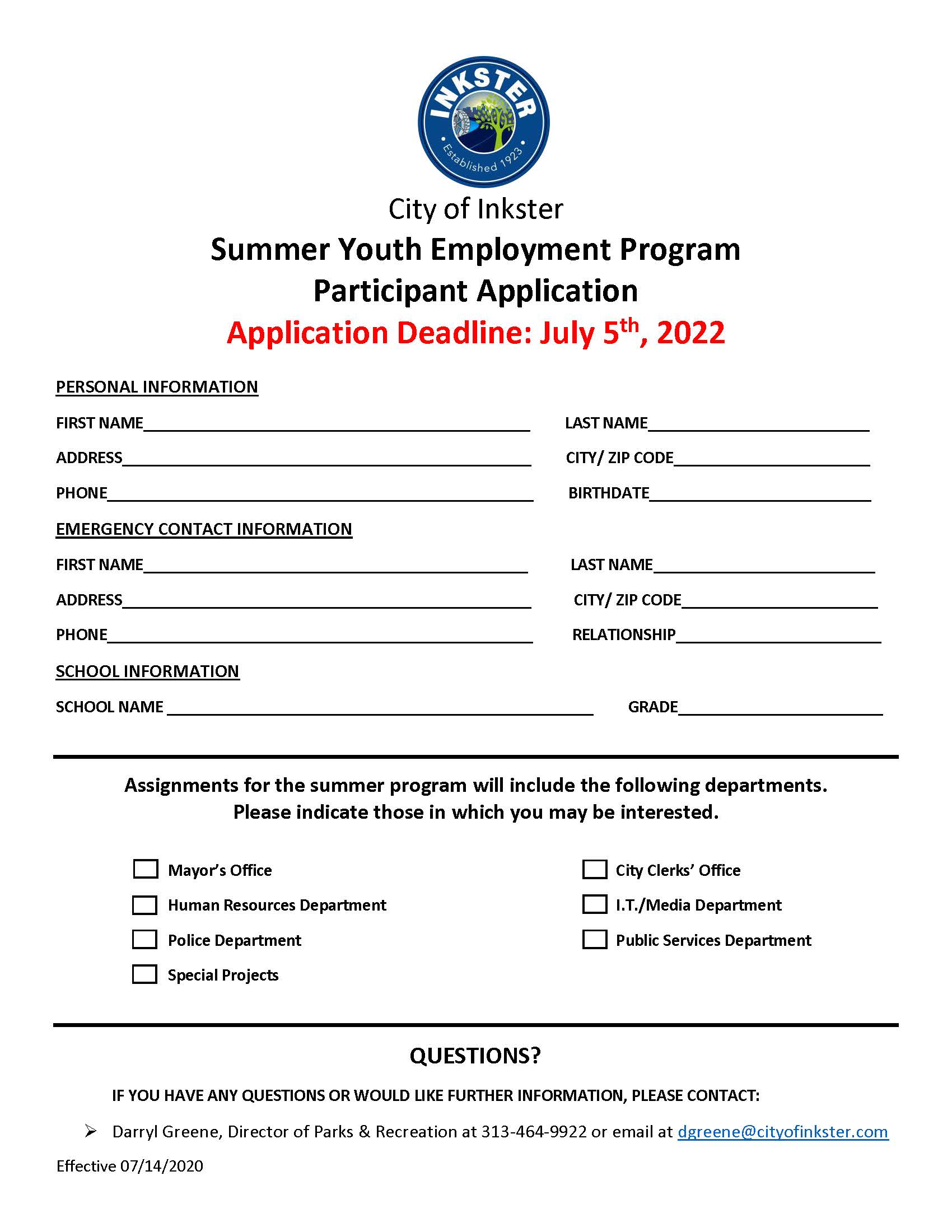 Summer Youth Program Application_Page_1