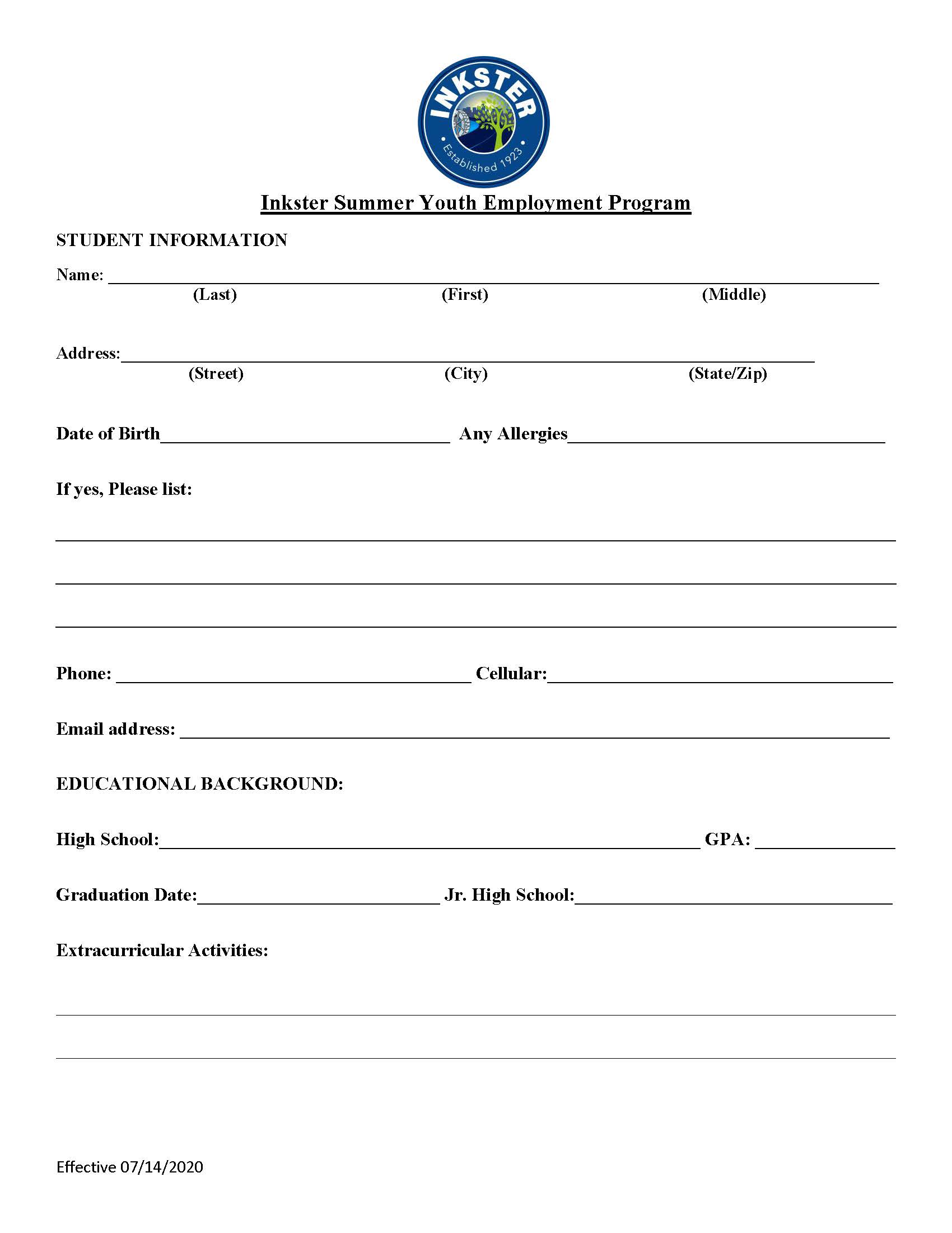 Summer Youth Program Application_Page_2