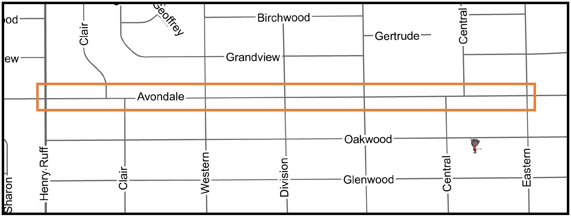 AVD1 Flyer Map